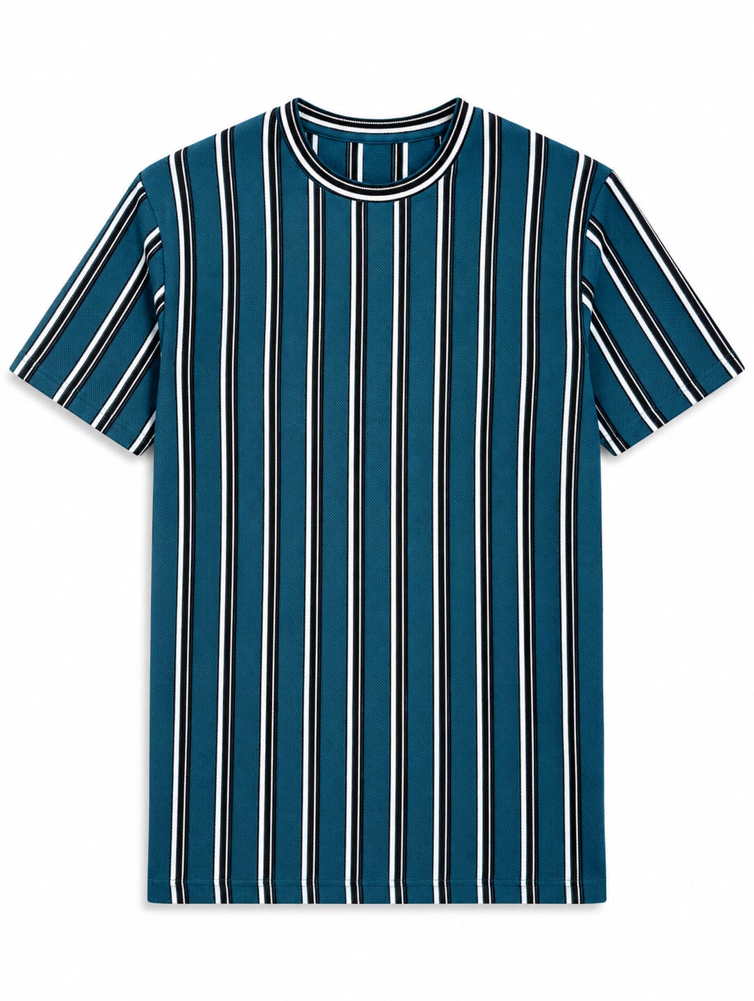 UrbanKick Teal Vertical Stripe Tee